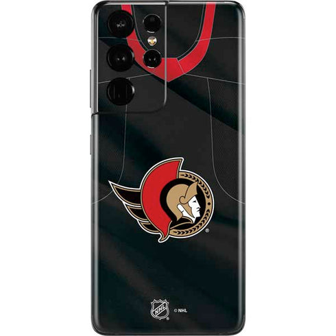 NHL Ottawa Senators Home Jersey Galaxy S21 Ultra 5G Skin